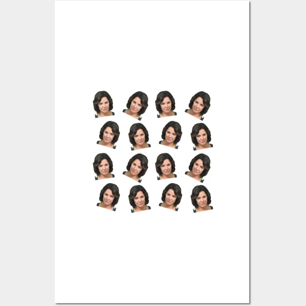 Luann de Lesseps Mugshot on repeat Wall Art by mivpiv